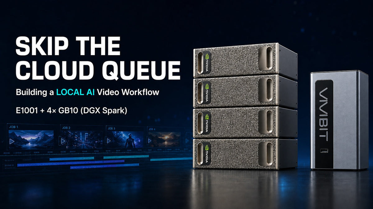 VIVIBIT Tests Local MiniMax H3 Video Workflows on E1001 Desktop AI Cluster