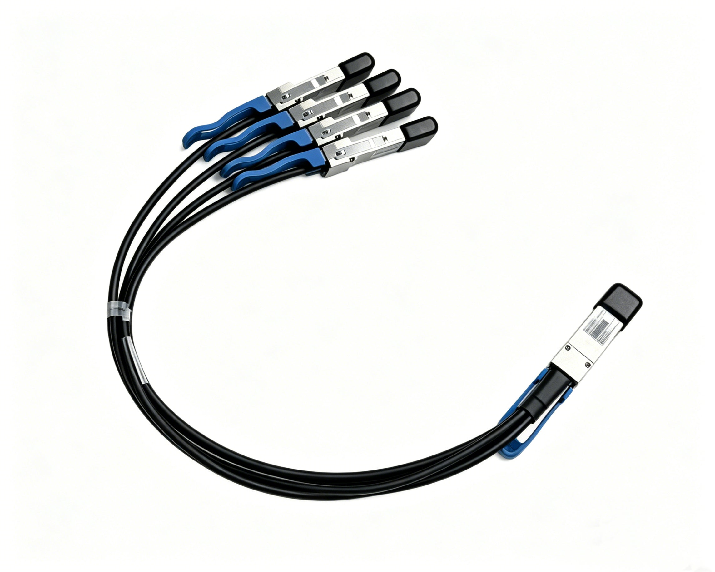 200G QSFP56 to 4×50G QSFP56 Breakout Cable 0.5m