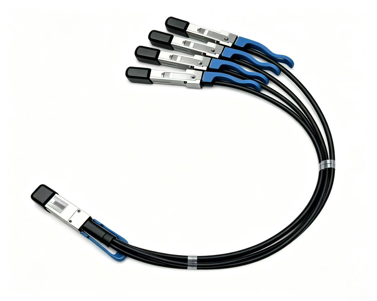 200G QSFP56 to 4×50G QSFP56 Breakout Cable 0.5m